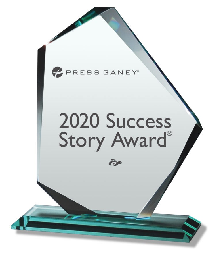 National 2020 Press Ganey Success Story Award