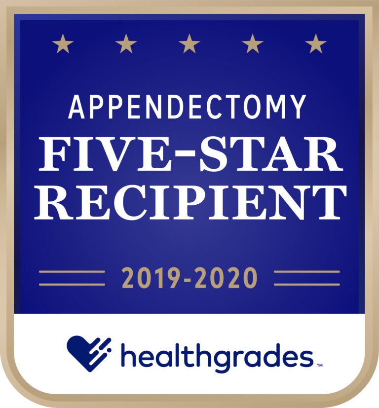 Five-Star for Appendectomy 2019-2020