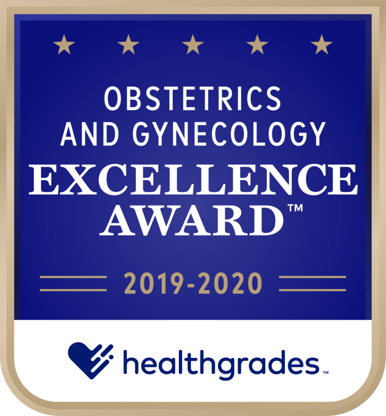 Recipient of the Healthgrades Obstetrics and Gynecology Excellence Award™ for 2 Years in a Row (2019-2020)