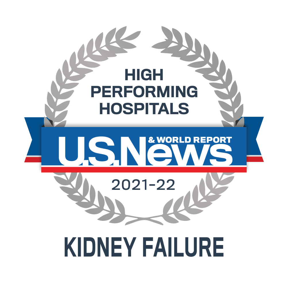 US News Kidney Failure Award 