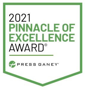 2021 Press Ganey Pinnacle of Excellence Award