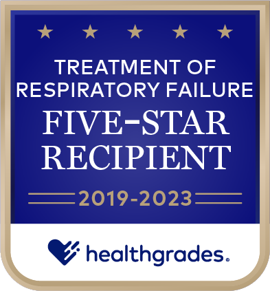 Five-Star Recipient for Treatment of Respiratory Failures