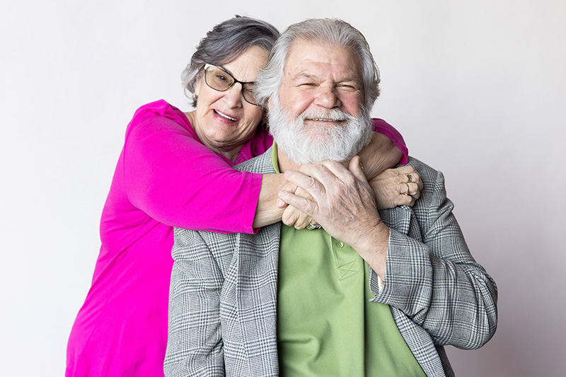 Patrick and his wife
