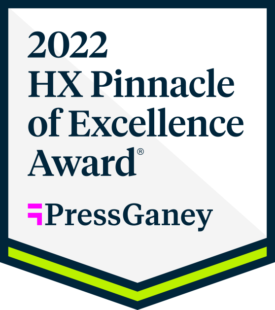 2022 Press Ganey Pinnacle of Excellence Award