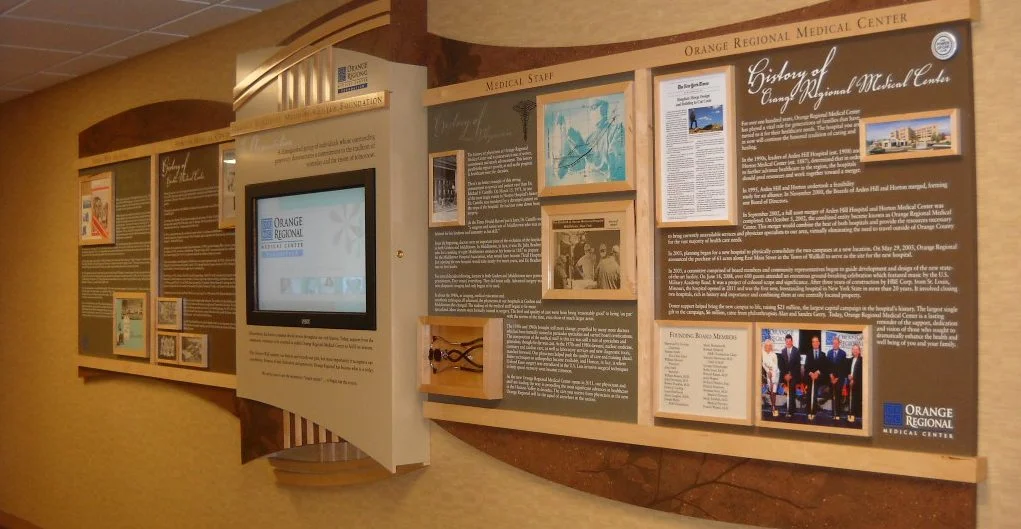 Honor wall at Garnet Health Medical Center